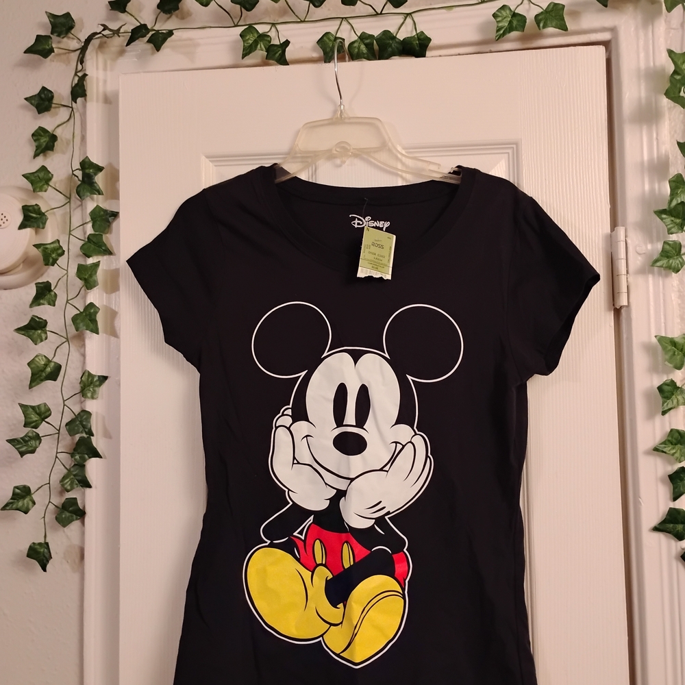 Disney Black and Yellow Mickey Mouse Tee